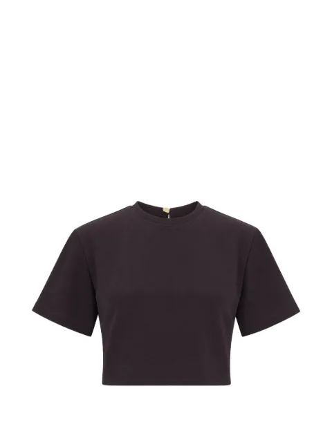 Sessùn Mocambo cropped cut-out T-shirt