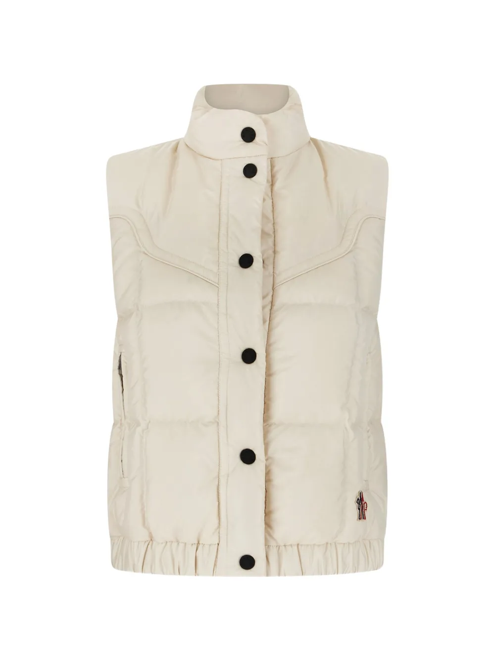 Moncler Grenoble Doucy quilted high-neck gilet Wit