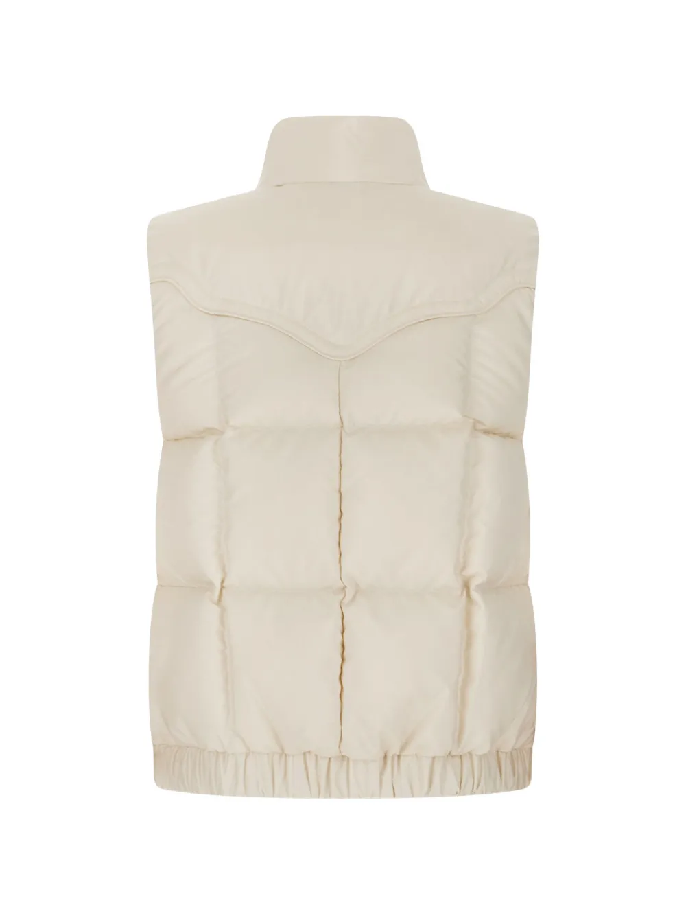 Moncler Grenoble Doucy quilted high-neck gilet Wit