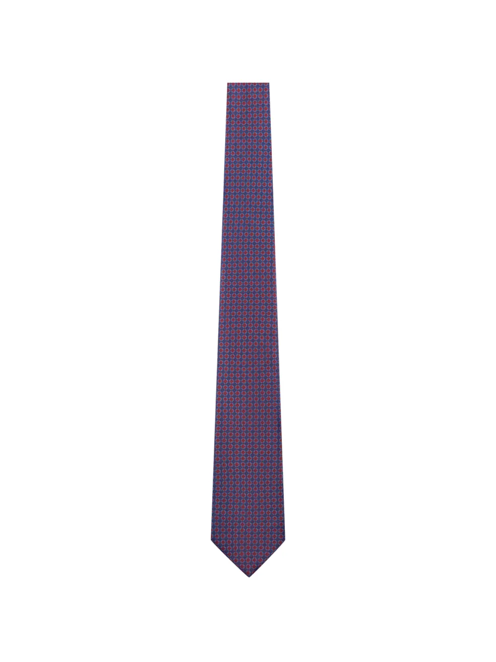 Corneliani geometric-print tie Blauw