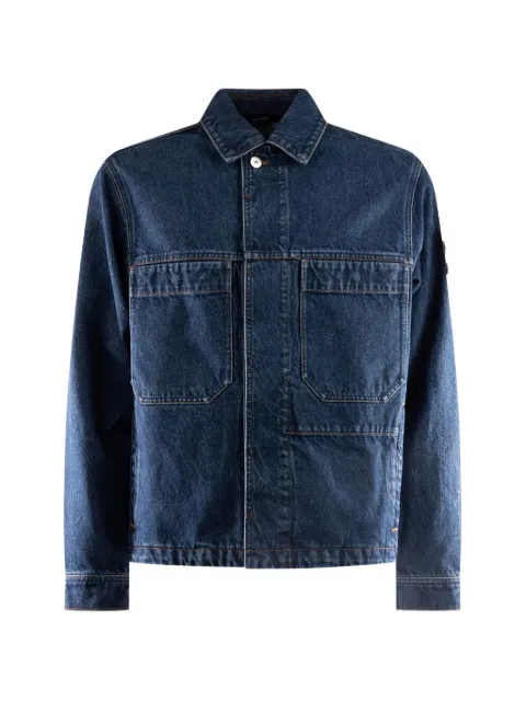 Stone Island 4100006 indigo denim-medium grainy wash jacket