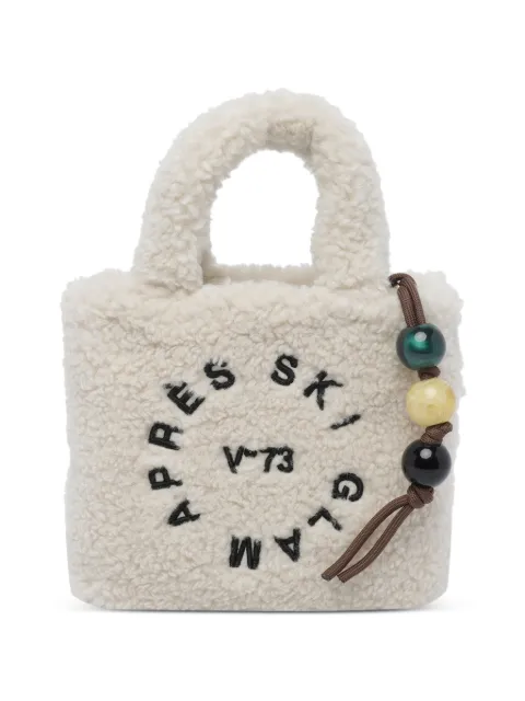 V°73 Ski Glam embroidered-logo tote bag