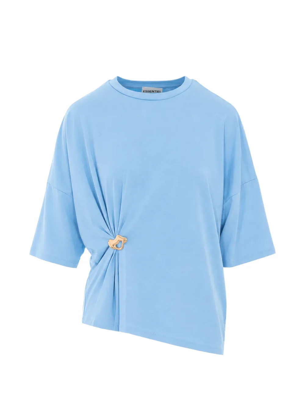 Essentiel Antwerp Gesmockt T-shirt Blauw