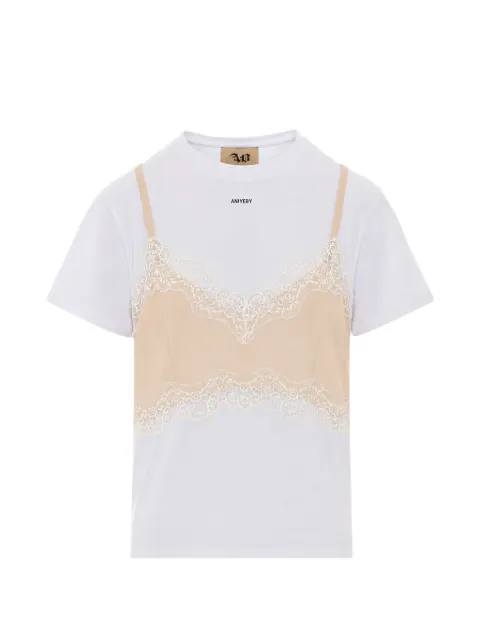 Aniye By Lila lace-detail T-shirt