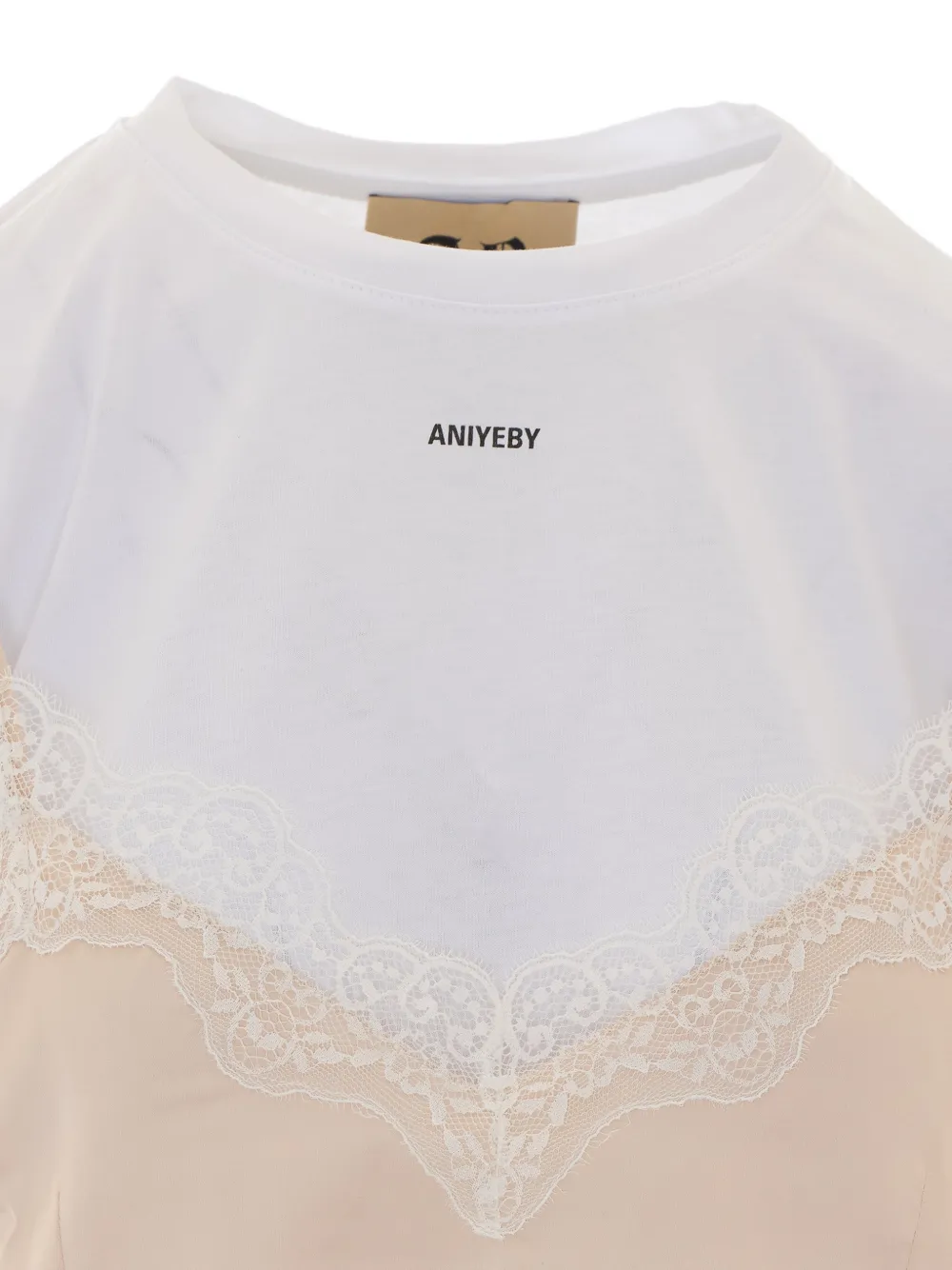 Aniye By Lila lace-detail T-shirt Wit