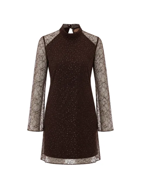 TWINSET sequin-embellished lace dress