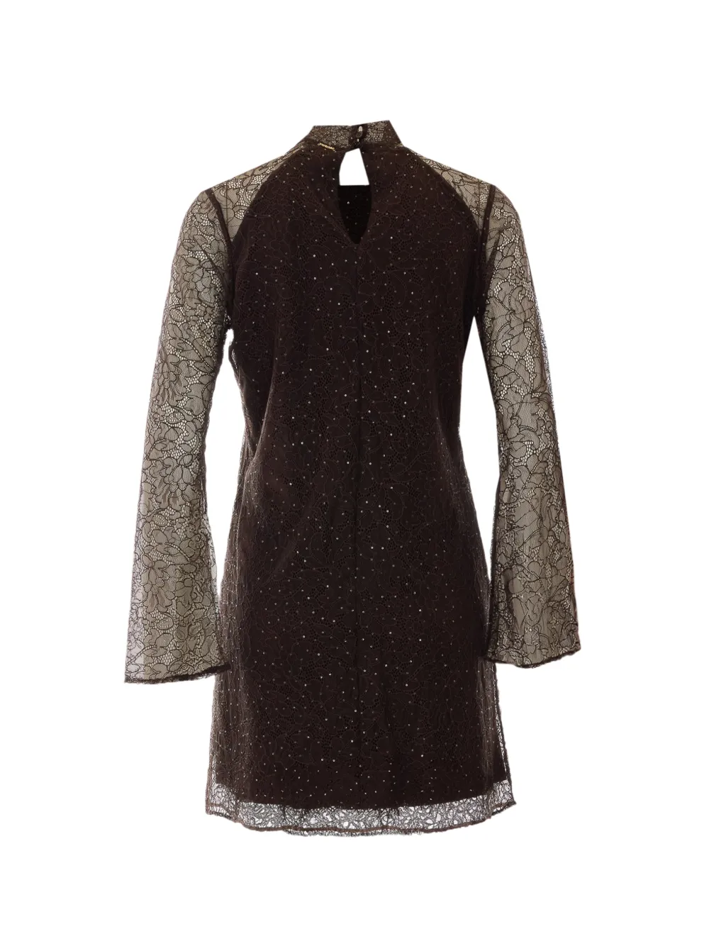 TWINSET sequin-embellished lace dress Bruin