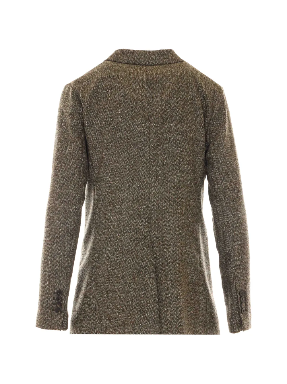 Circolo 1901 herringbone-pattern double-breasted jacket Bruin