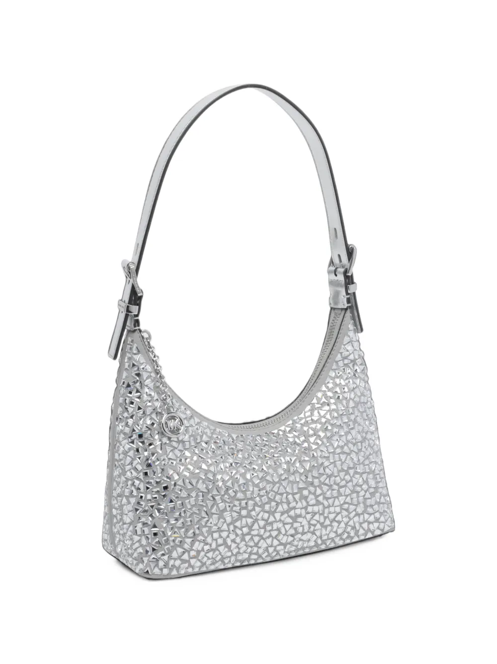 Michael Kors crystal-embellished shoulder bag Zilver