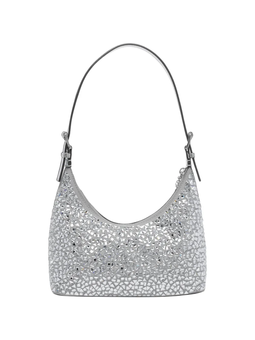Michael Michael Kors crystal-embellished shoulder bag - Silver