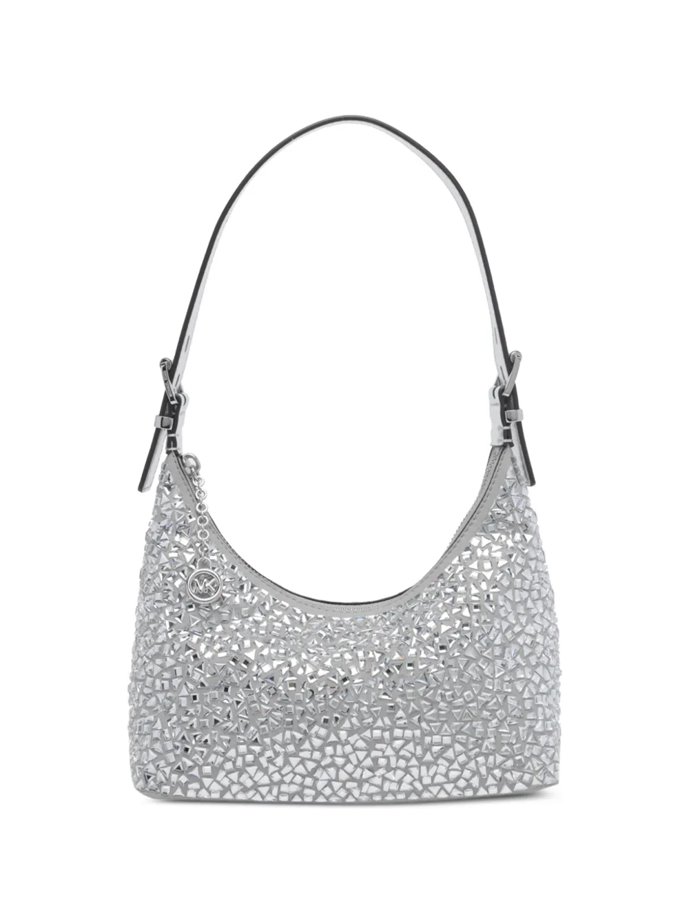 Michael Michael Kors crystal-embellished shoulder bag - Silber
