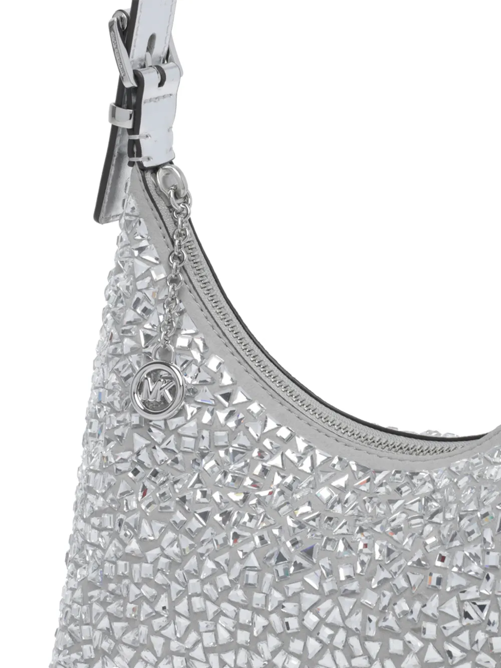 Michael Kors crystal-embellished shoulder bag Zilver