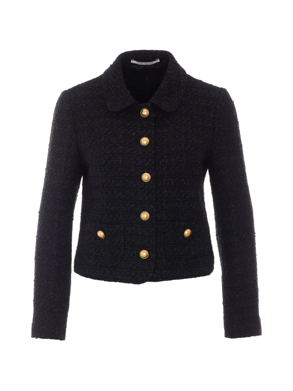 Tagliatore Idelle tweed-effect jacket - Schwarz