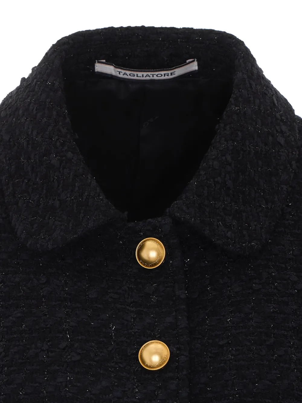 Tagliatore Idelle jack met tweed-effect Zwart
