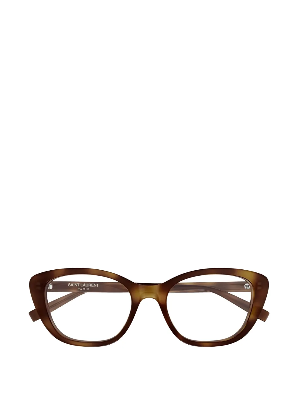 Saint Laurent Eyewear cat-eye frame glasses - Marrone