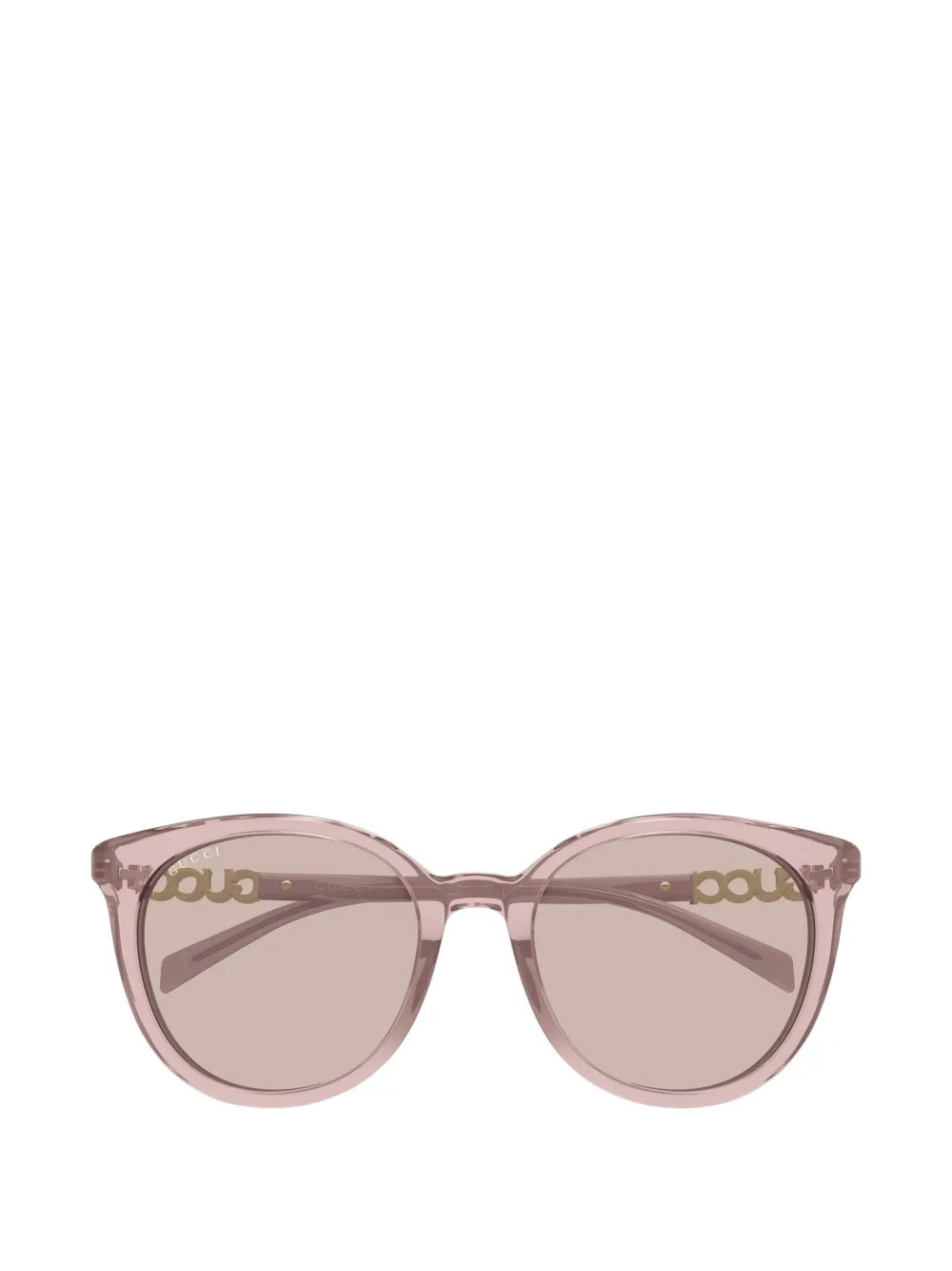 Gucci Eyewear Zonnebril met rond montuur Roze