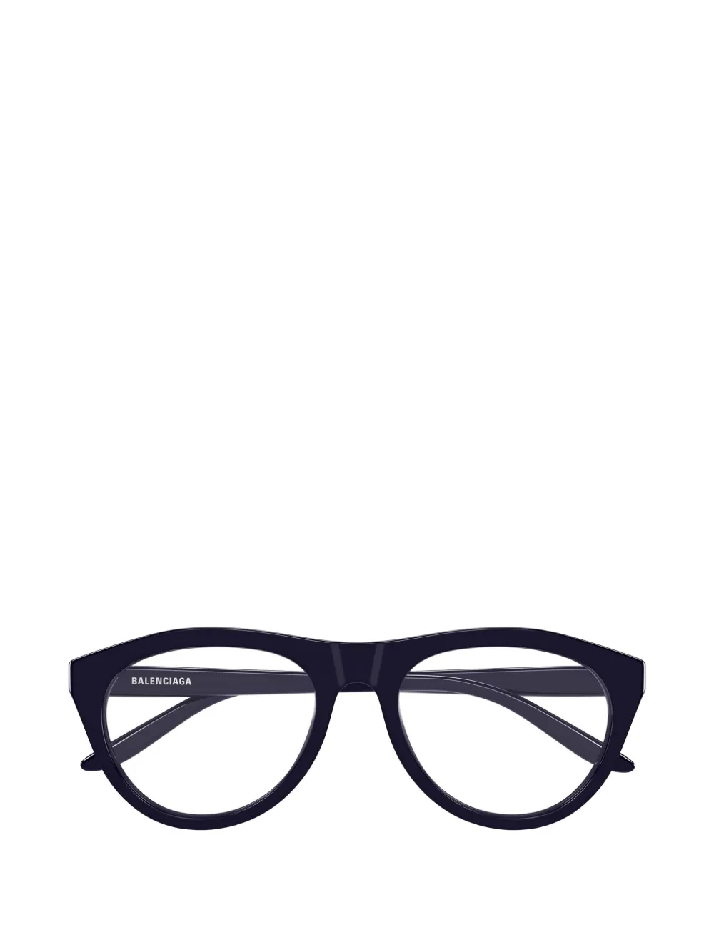 Balenciaga Eyewear Bril met rond montuur Blauw