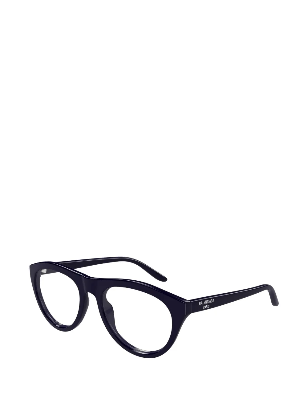Balenciaga Eyewear Bril met rond montuur Blauw
