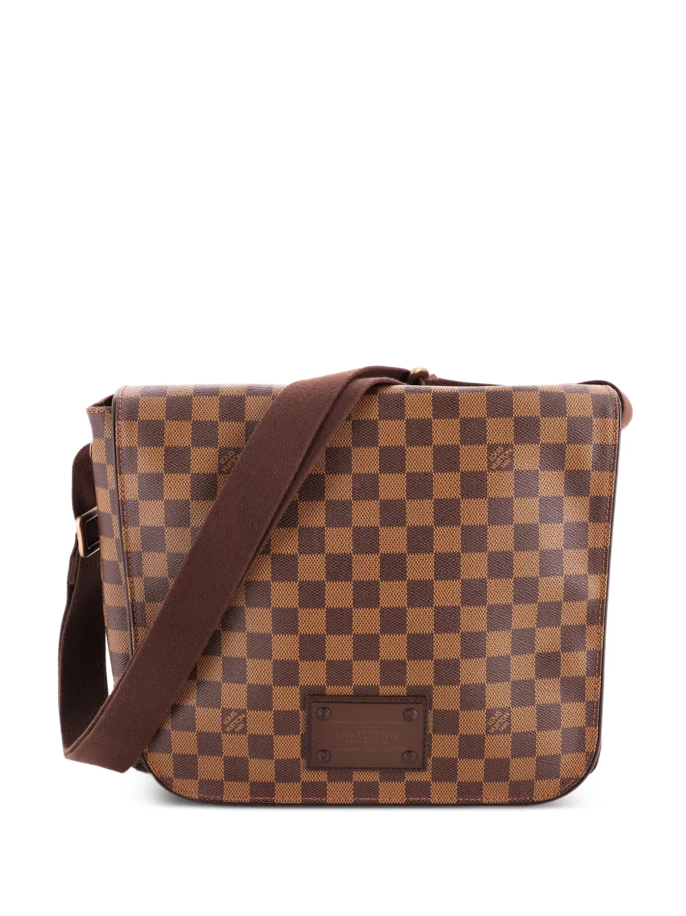 Louis Vuitton Pre-Owned Brooklyn Handbag Damier MM crossbody bag - Brown