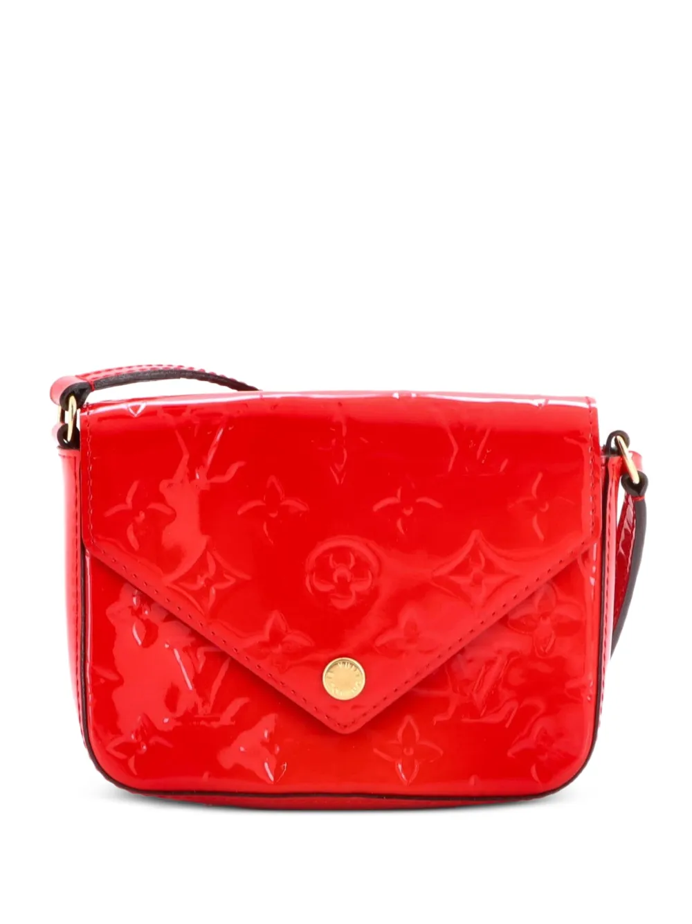 Louis Vuitton Pre-Owned Sac Lucie Handbag Monogram Vernis Mini crossbody bag - Rosso