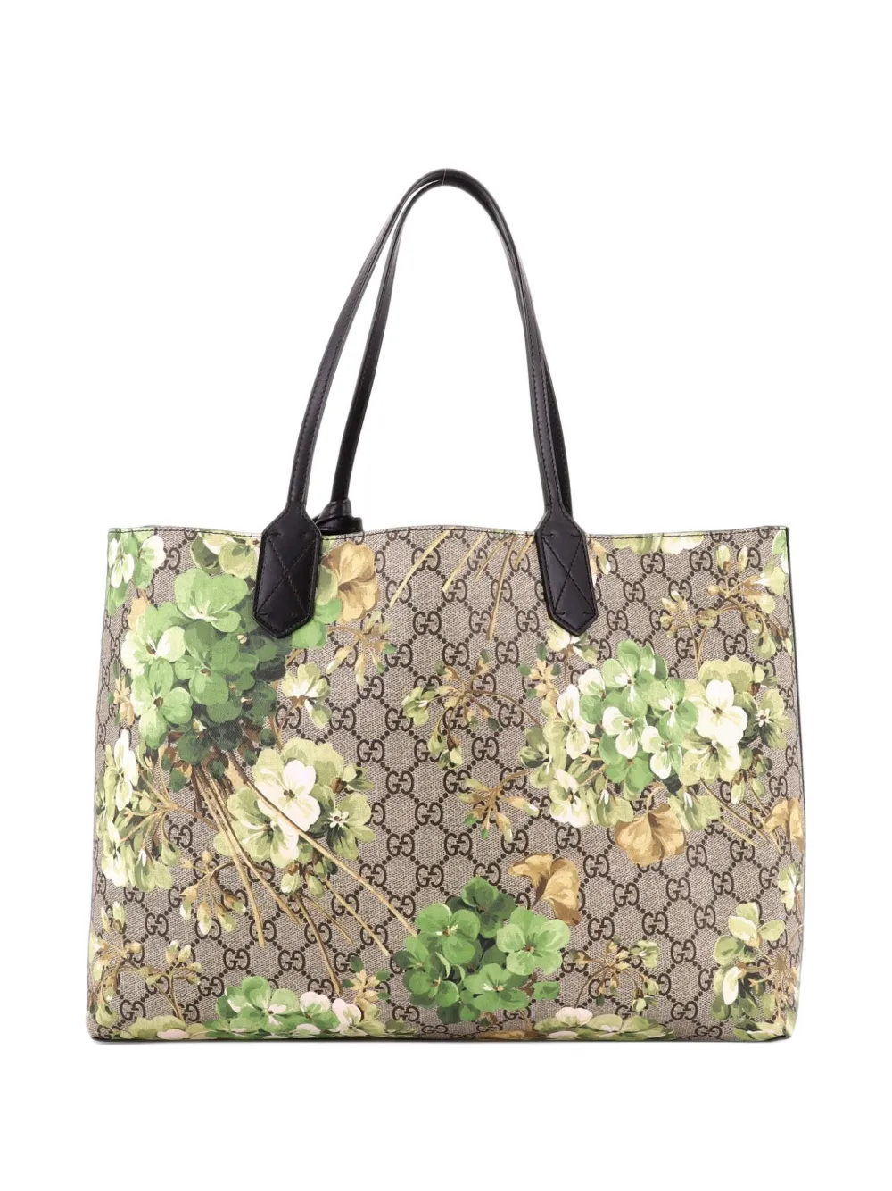 Gucci Pre-Owned Reversible Blooms GG Print Leather Medium tote bag - Marron Gucci Pre-Owned Reversible Blooms GG Print Leather Medium tote bag - Marron