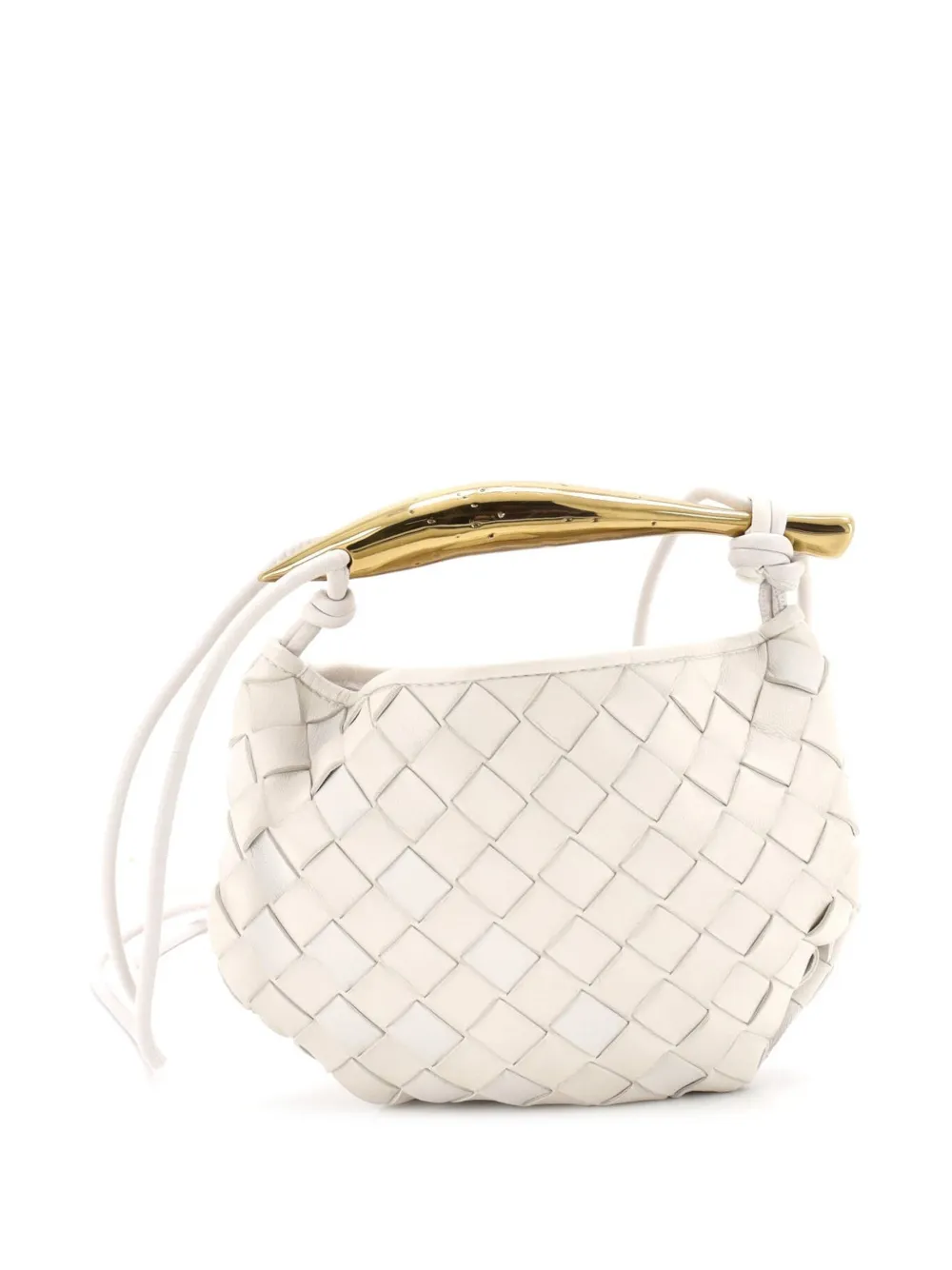 Bottega Veneta Pre-Owned Sardine Top Handle Bag Intrecciato Nappa Mini satchel - Weiß