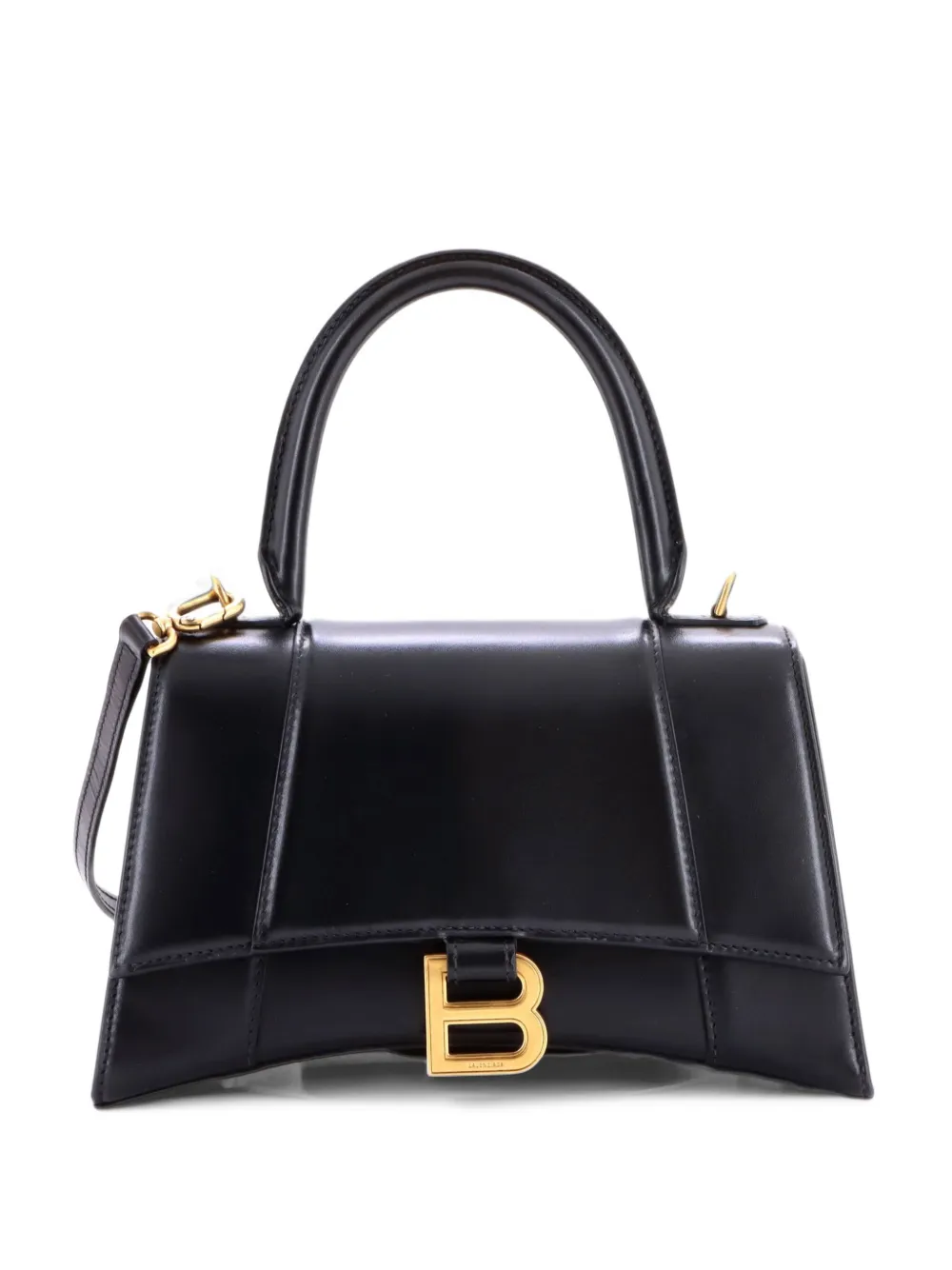 Balenciaga Pre-Owned Hourglass Top Handle Bag Leather Small satchel - Schwarz