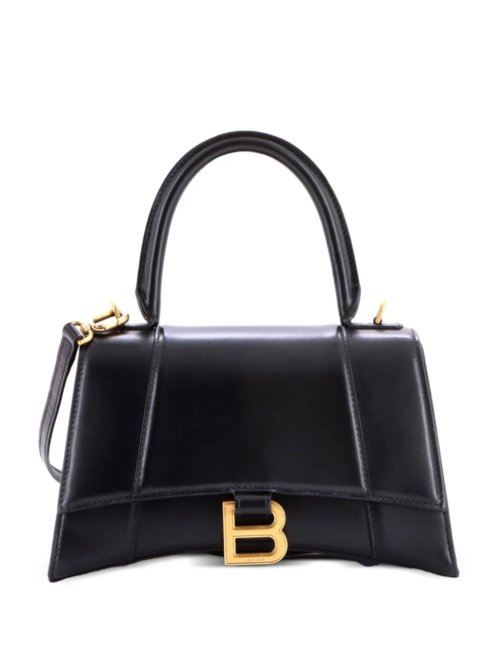 Balenciaga Pre-Owned Hourglass Top Handle Bag Leather Small satchel - Schwarz