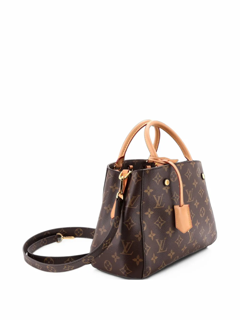 Louis Vuitton Pre-Owned Montaigne Handbag Monogram Canvas BB satchel - Marrone