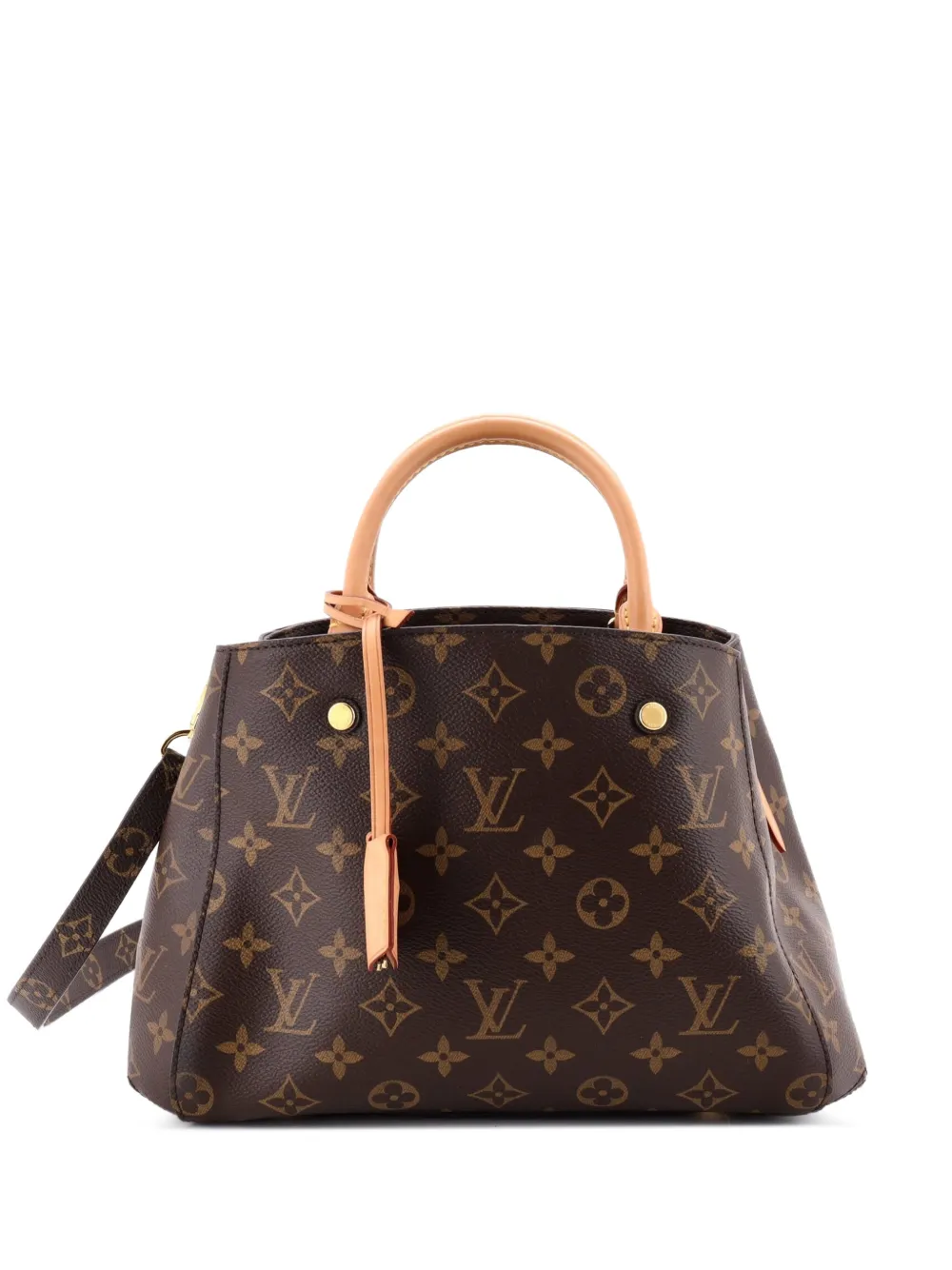 Louis Vuitton Pre-Owned Montaigne Handbag Monogram Canvas BB satchel - Brown