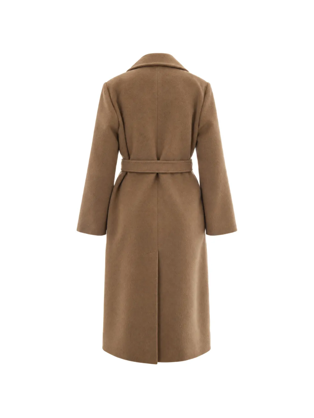 Weekend Max Mara Wollen en alpaca lange teddy jas Bruin