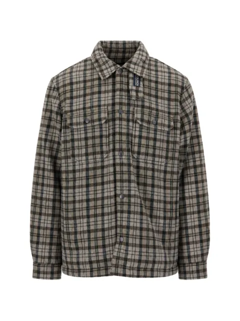 Woolrich chamarra con motivo de cuadros