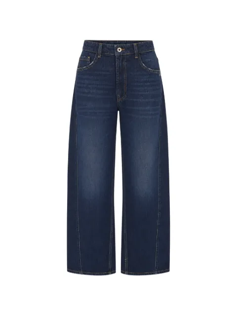 Patrizia Pepe jeans anchos con efecto lavado