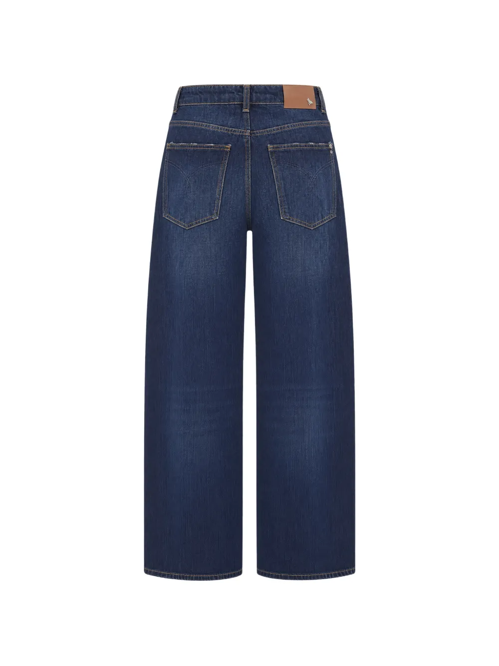 Patrizia Pepe Jeans met wijde pijpen Blauw