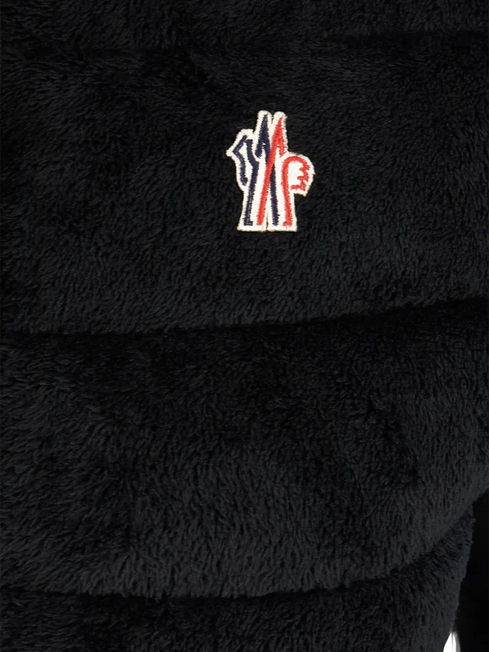 Moncler Grenoble Polartec quilted puffer jacket Zwart