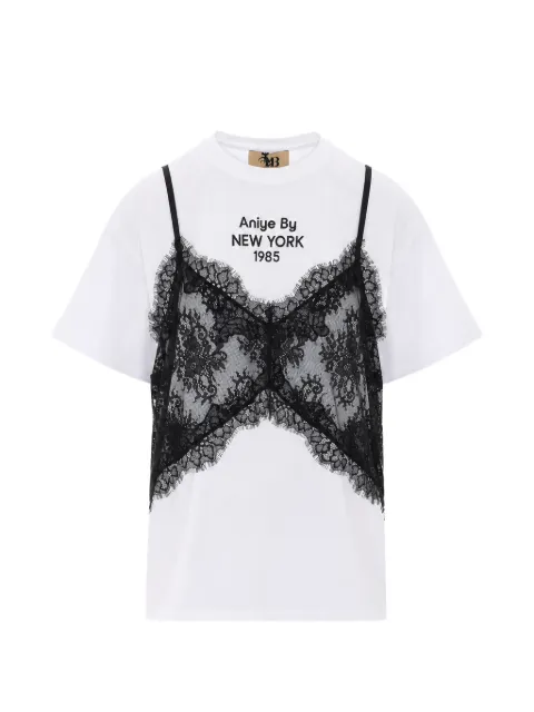 Aniye By Lila lace-detail T-shirt