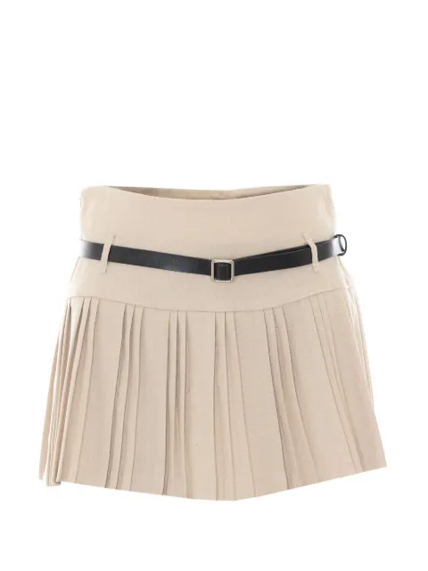 Eleh falda midi con pliegues y cinturón