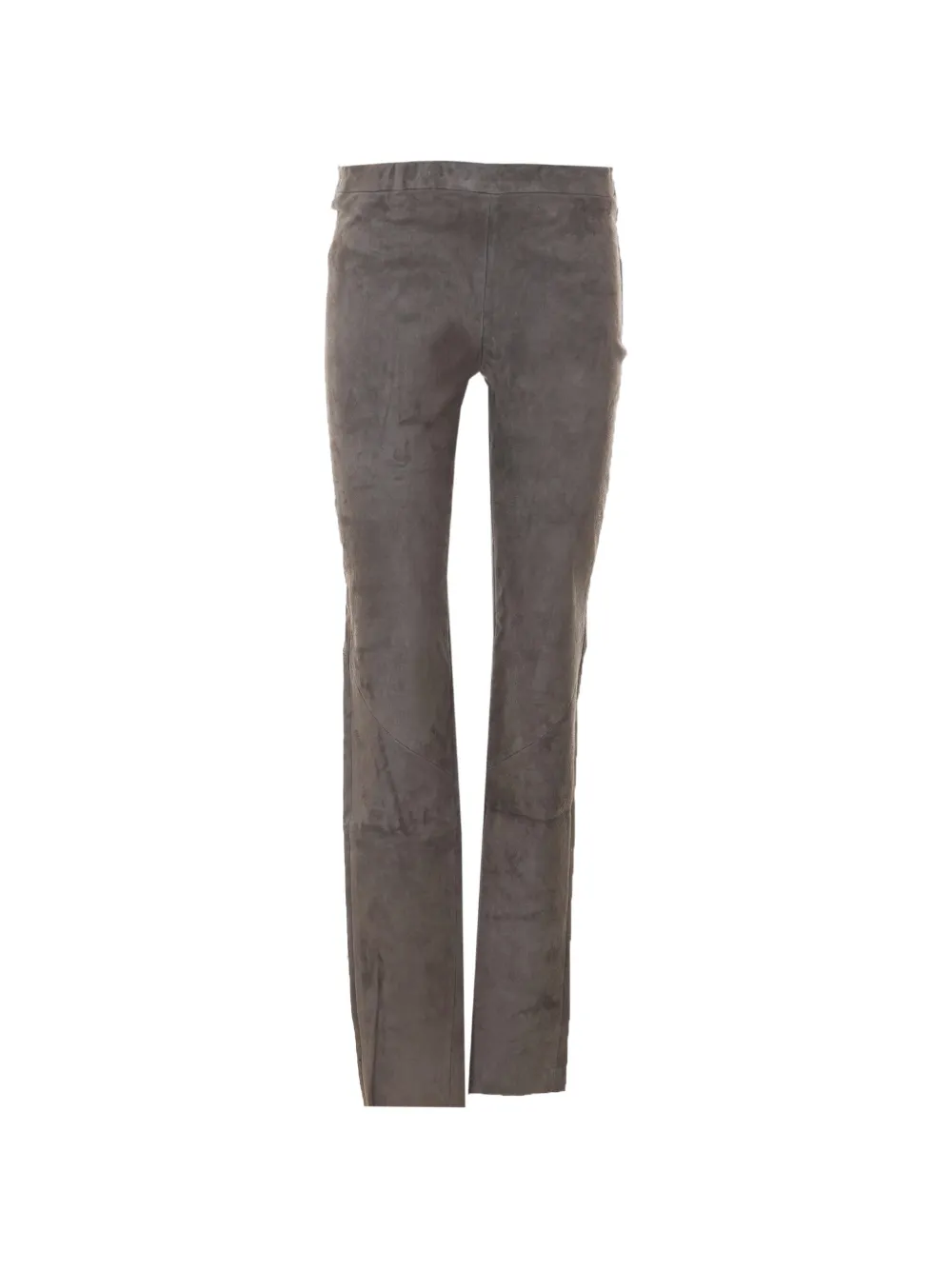 Arma suede slim-fit trousers - Grigio