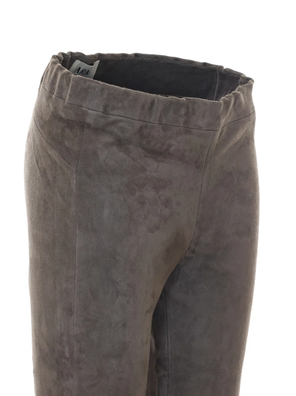 Arma suede slim-fit trousers Grijs