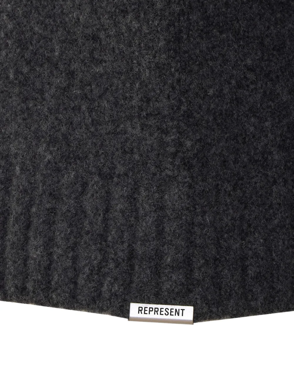 Represent Ramone trui met gedeeltelijke knoopsluiting Grijs