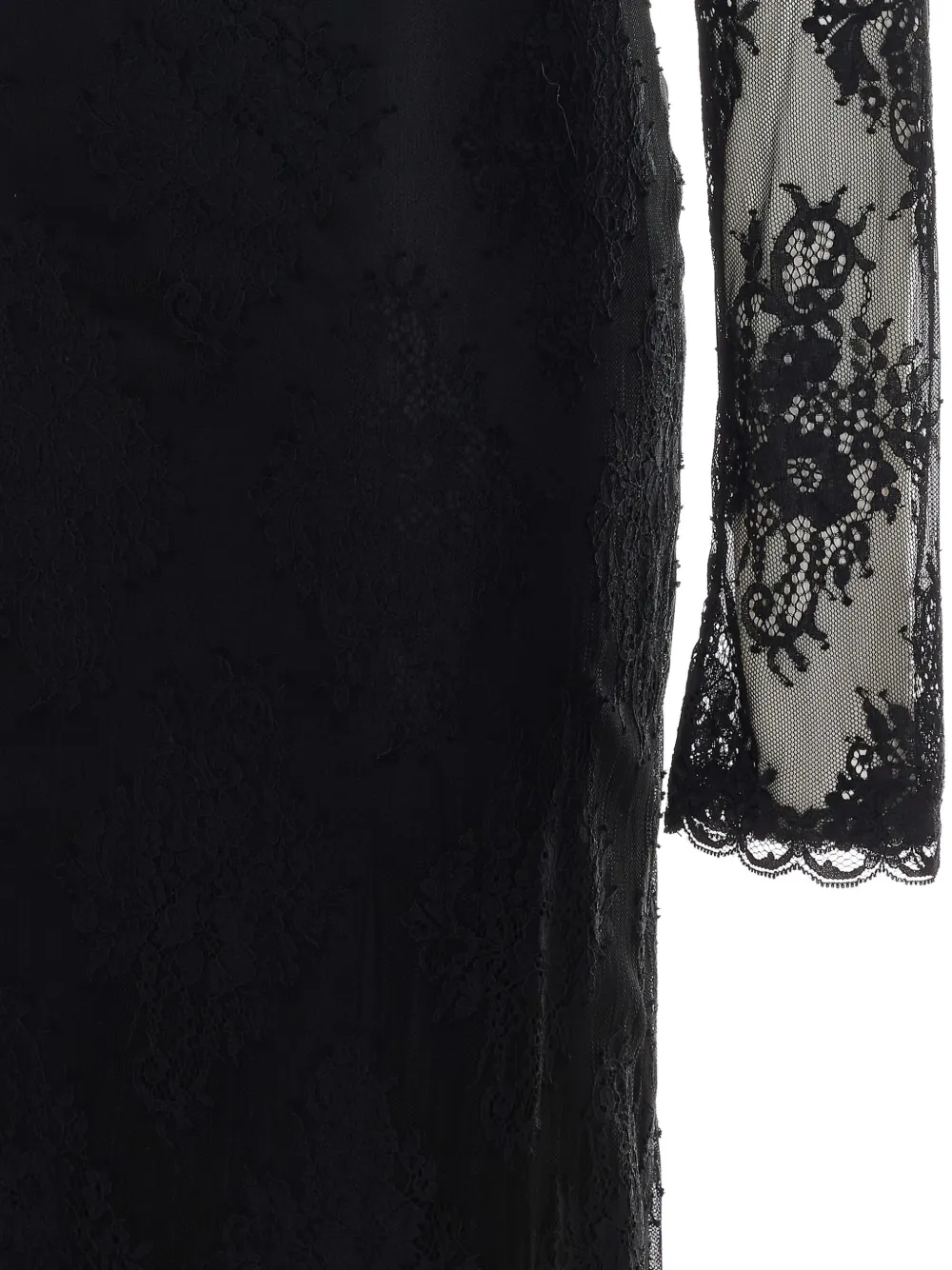 Aniye By Vivì lace-detail maxi dress Zwart