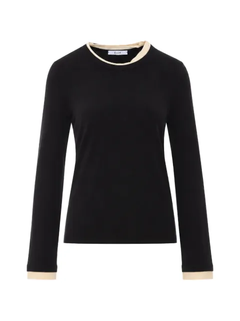 Eleh layered-detail crew-neck T-shirt