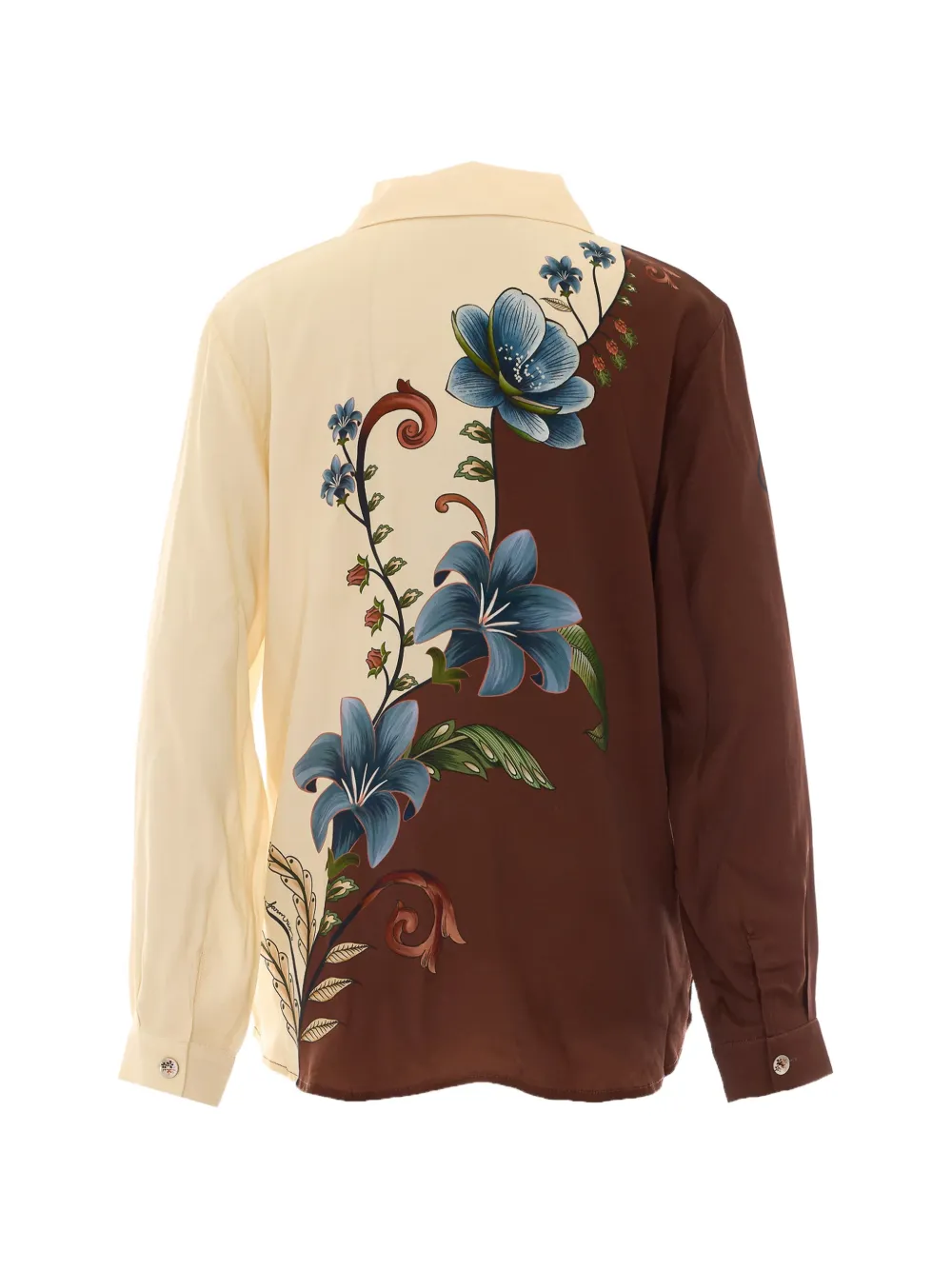 FARM Rio Milena buttoned collared shirt Beige