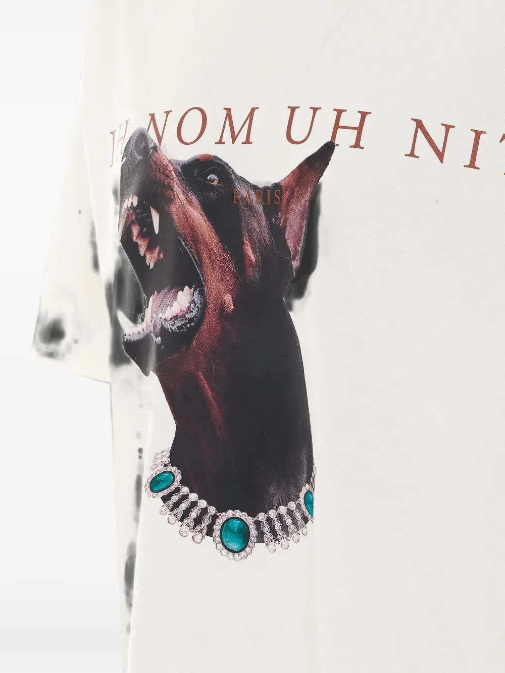 Ih Nom Uh Nit graphic-print logo-print T-shirt Beige