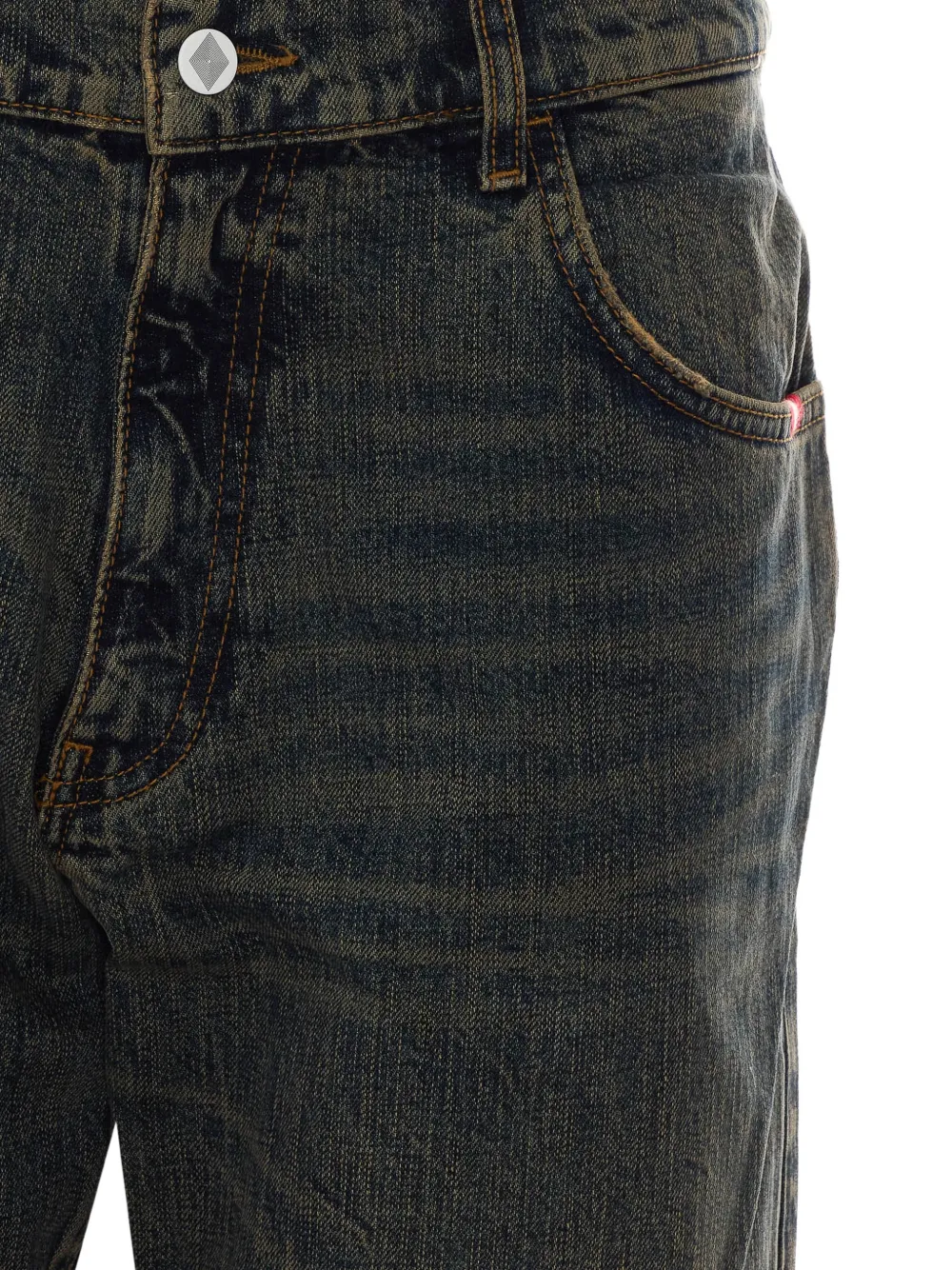 AMISH James loose-fit jeans Blauw