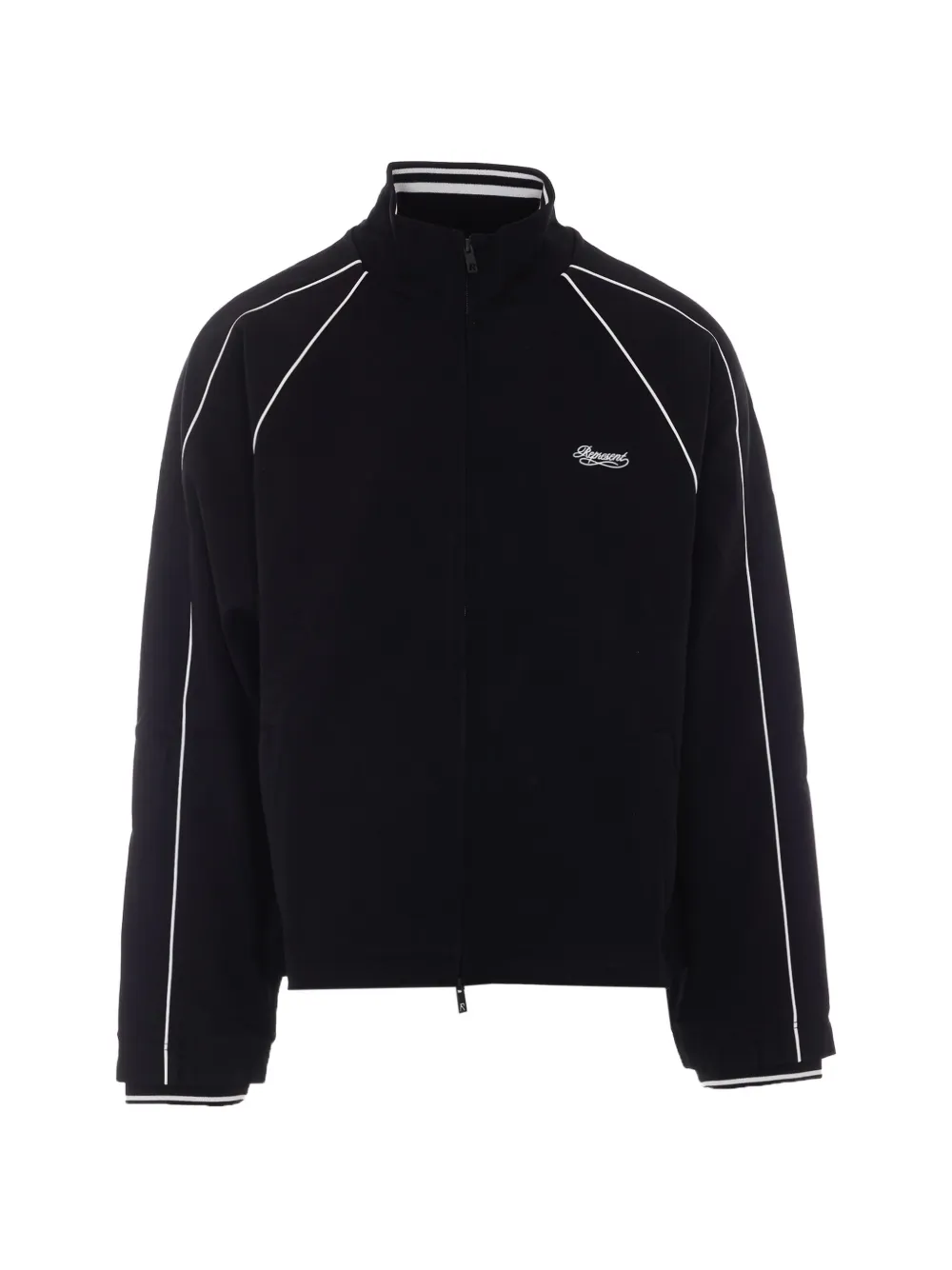 Represent Tracksuit logo-embroidered sweater - Noir Represent Tracksuit logo-embroidered sweater - Noir