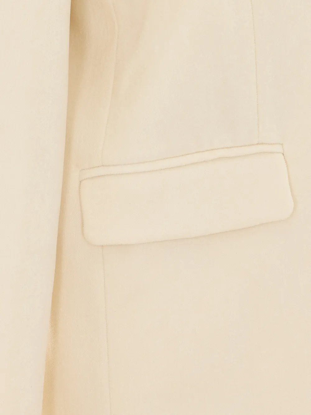 Eleh Blazer met enkele rij knopen en gekerfde revers Beige