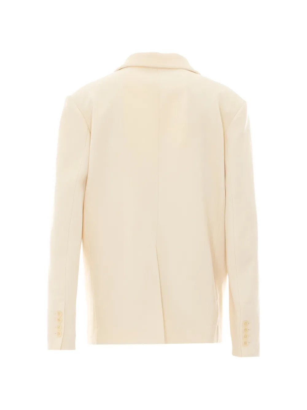 Eleh Blazer met enkele rij knopen en gekerfde revers Beige