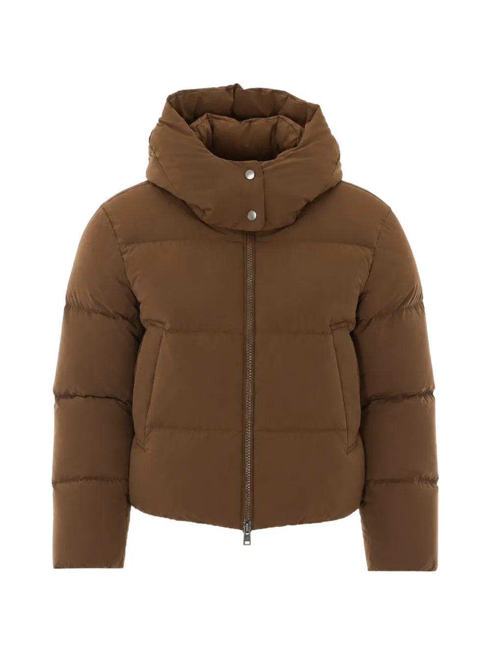 Woolrich Madison hooded puffer jacket - Braun