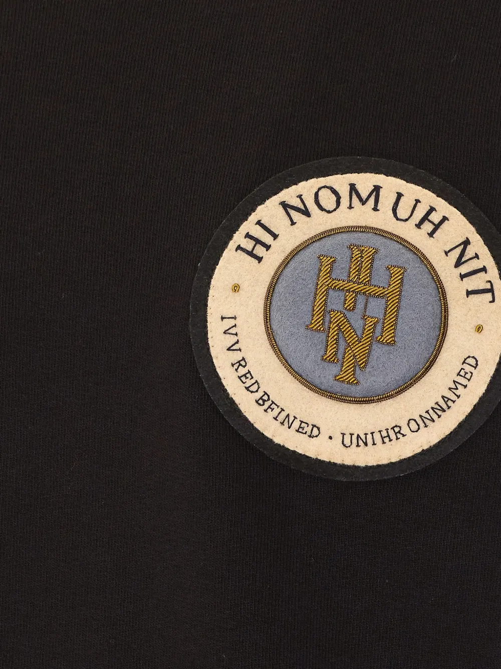 Ih Nom Uh Nit logo-patch sweater Zwart